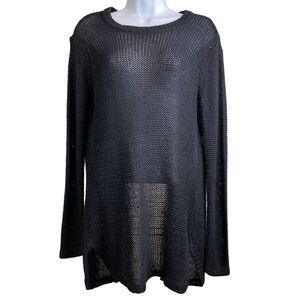 Retrod Women’s Sheer Open Knit Beachy Sweater Size S Swimsuit Pool‎ Cover Up